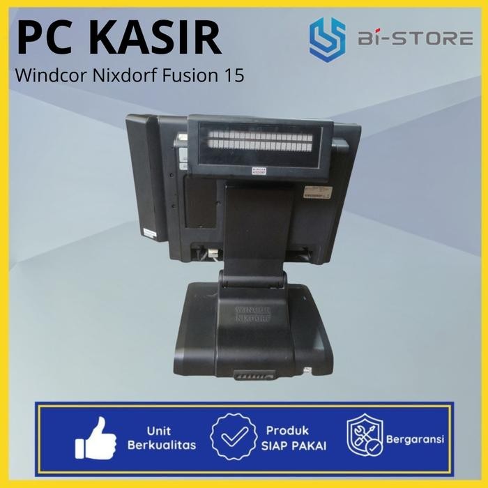 

PC KASIR WINDCOR NIXDORF FUSION 15 DENGAN LCD TOUCHSCREEN ALL IN ONE