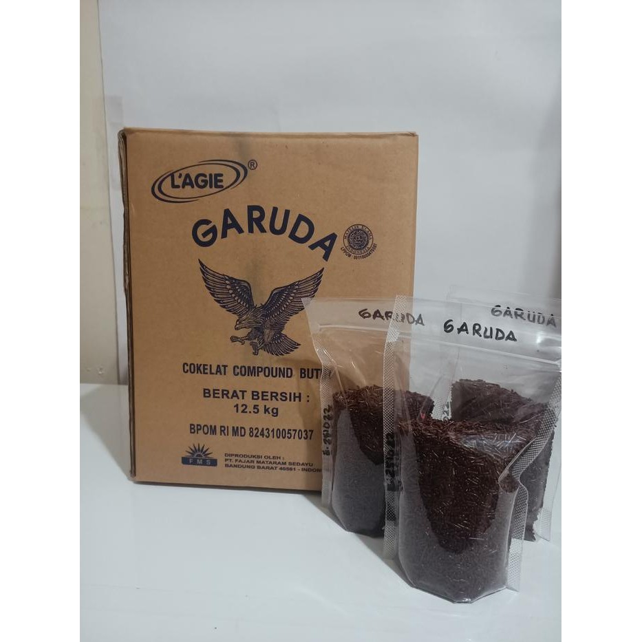 

Pilihan- Meses Coklat Garuda L'Agie Repack 500Gr/1Kg