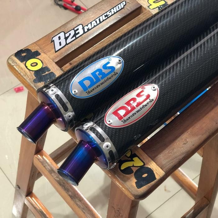 SILENCER DBS CARBON TITANUM ORIGINAL DBS THAILAND SELENCER DBS NINJA DLL