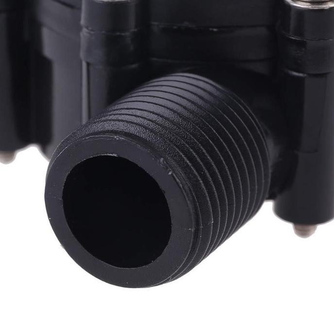 xewekmulia Turbin mini pembangkit listrik tenaga air 12V 10 Watt dinamo generator listrik untuk pipa