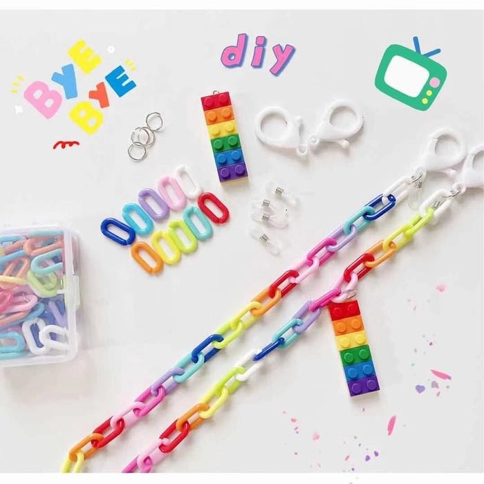 

TERMURAH tali masker mask strap masker kalung masker DIY do it yourself lego