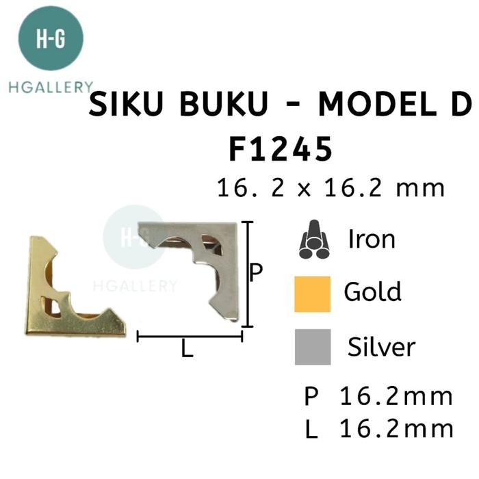

Bisa E-Faktur! Model D - Siku Buku / Siku Album / Sudut Agenda / Siku Yasin - 144Pcs