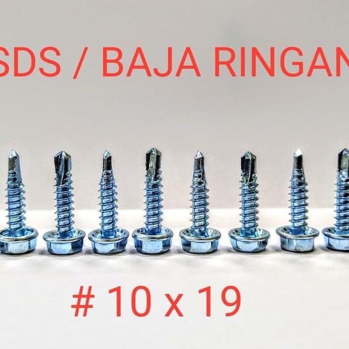 Terbaru Roofing Baja Ringan Skrup Baja Ringan 10X19 Isi 1000Pcs