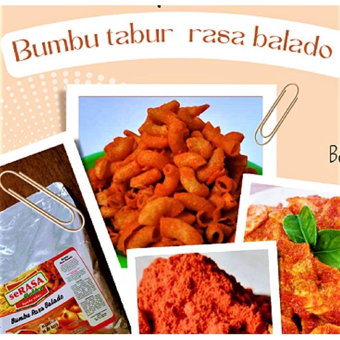 

Stok Baru BUMBU TABUR ALA SHIHLIN SERASA GOLDEN RASA BALADO KEMASAN 1 KG