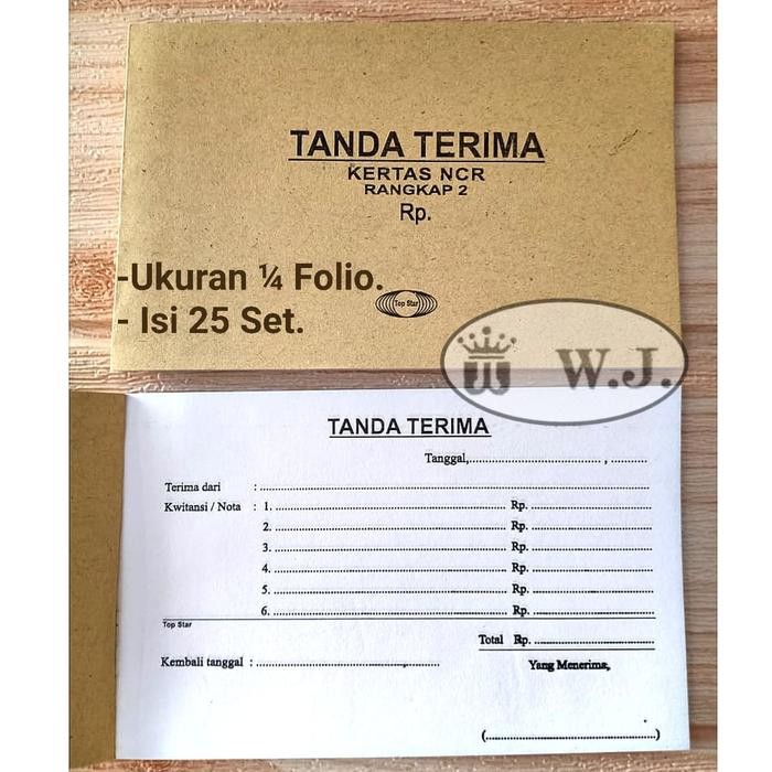 

New Buku Tanda Terima Folio, 2 ply, Pakai Rp.