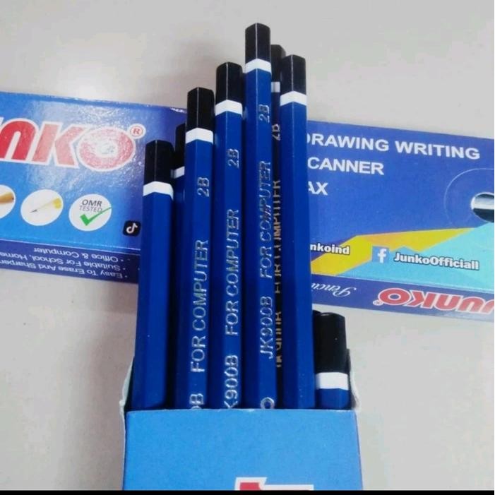 

New 1 Pak Isi 12 pcs PENSIL 2B BIRU Pensil 2 B murah Grosir