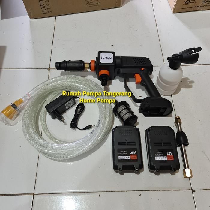 Ready Mesin Jet Cleaner Sanju dc 20 volt