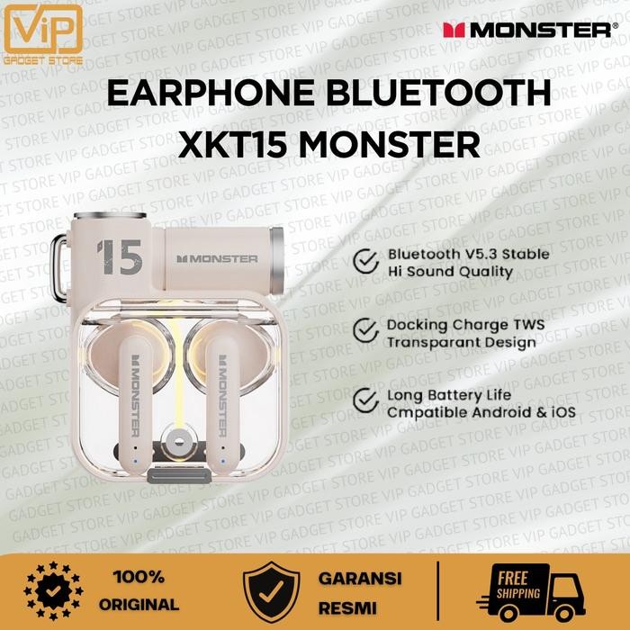 Headset Bluetooth TWS MONSTER XKT15