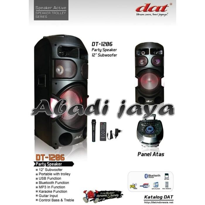 PROMO! PORTABLE MEETING WIRELESS DAT DT1206 12inch DAT DT 1206 ORYGINAL