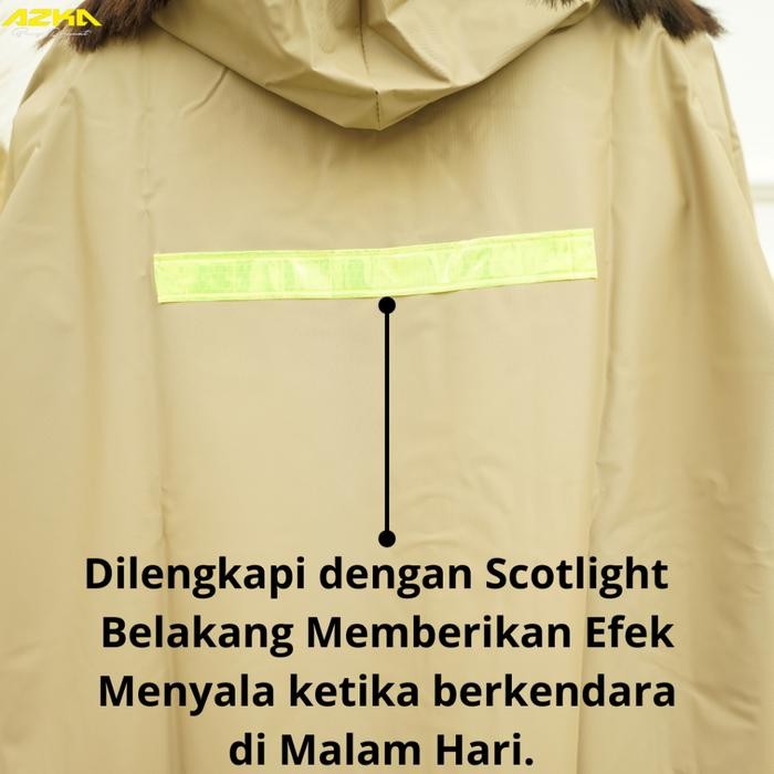 Jas Hujan Azka Setelan Baju&Celana Bahan Pvc Karet Tebal Jas Hujan Jas Hujan
