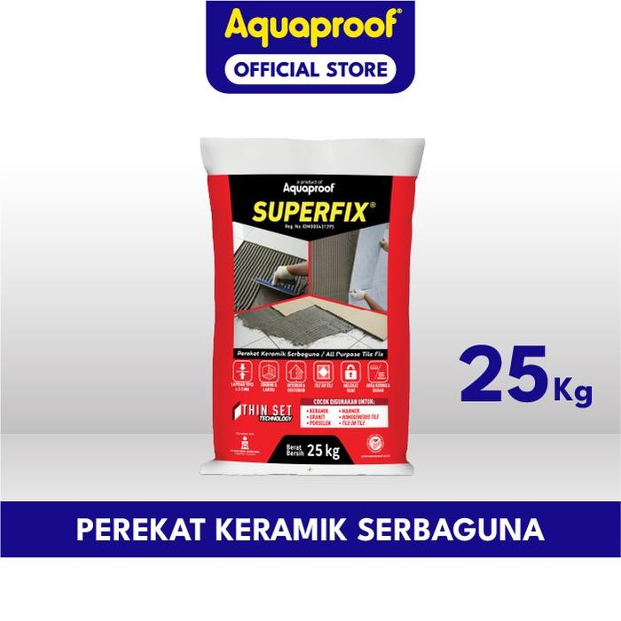 Superfix Perekat Keramik Lantai Dan Dinding [25 KG]