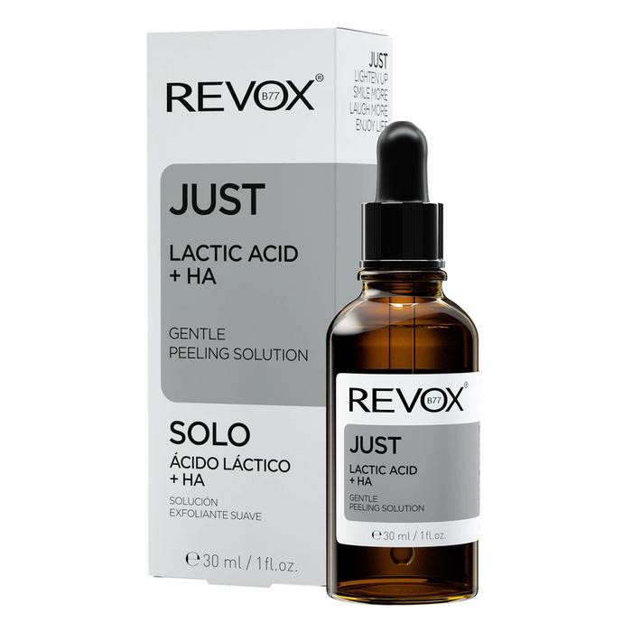 Pilihan- Revox B77 Just Lactic Acid + Ha Gentle Peeling Solution Serum 30Ml Eksfoliasi