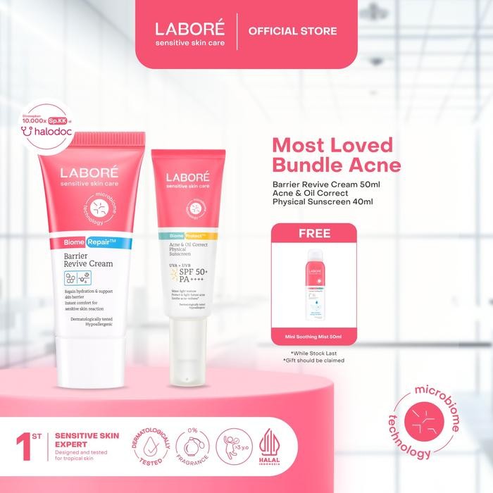 Pilihan- [Best Sunscreen By Us Dermatologist] Labor Most Loved Bundle Acne Pro Edition (Reguler