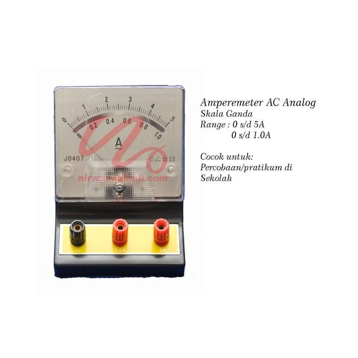 

OJ Amperemeter AC Analog 0-5A, Alat Peraga Pendidikan