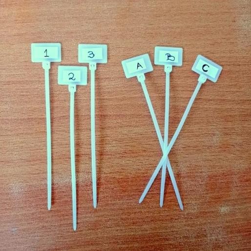 

OJ Kabel ties buat tag nama/ Cable ties tag LAN 3x100mm isi 100pcs/pak