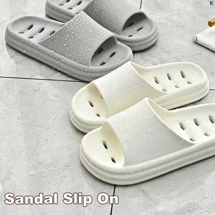 Sandal pria selop slip On ringan lip