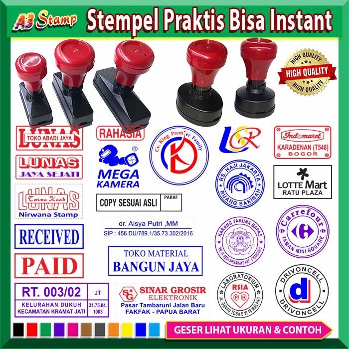 

Bisa Spk! Stempel Warna Otomatis Custom Multi Ukuran
