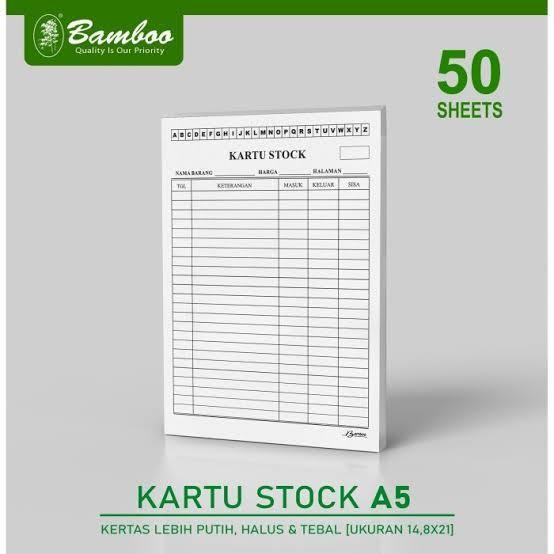 

New Kartu Stok / Stock Kecil