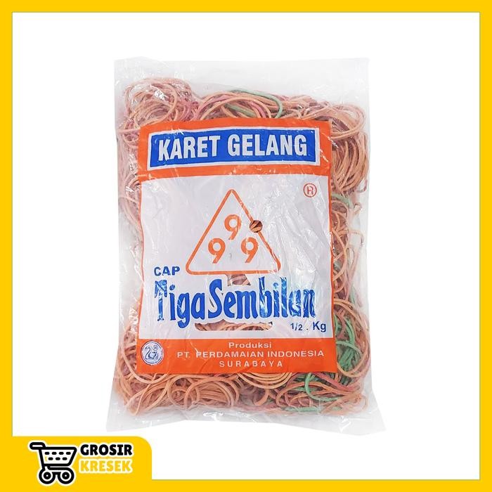 

New GP86 Karet Gelang 500 gram Grosir Kiloan Cap TIGA SEMBILAN isi 1/2 kg