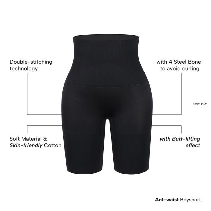 Pilihan- Bundle Sculpt 2 Ant-Waist Boyshort Korset Perut Boxer Seamless Wanita