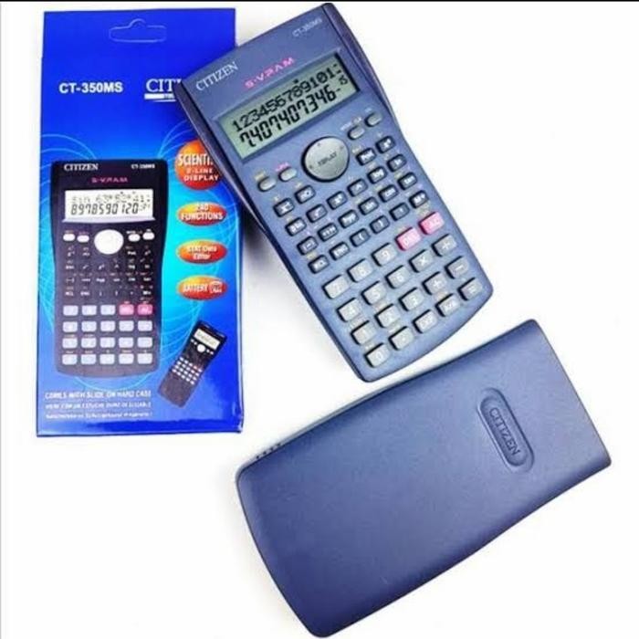 

TERLARIS! Kalkulator Ilmiah CITIZEN FX 350MS Scientific Calculator CT 350MS