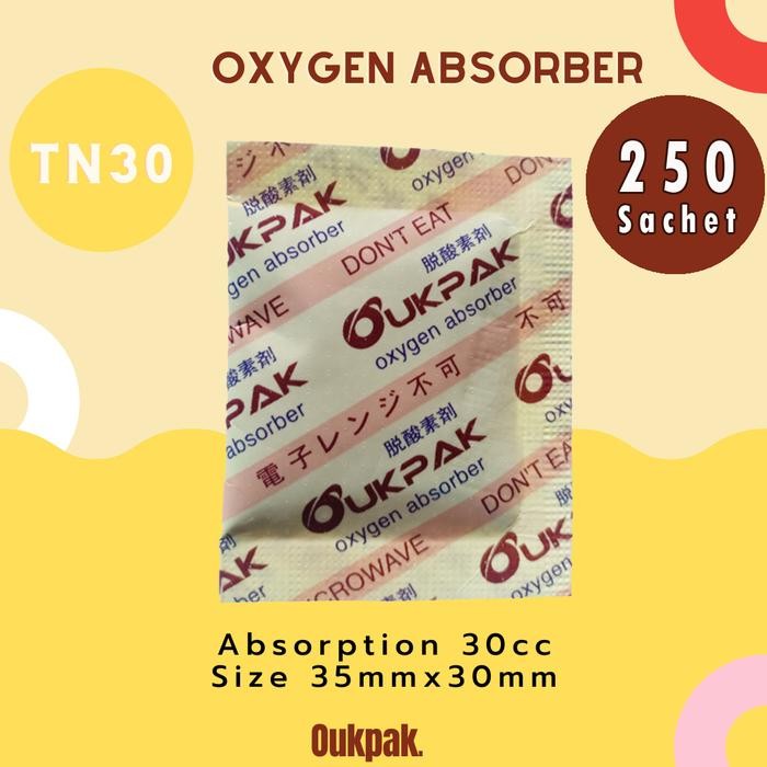 

Stok Baru OUKPAK 30cc 3pack - Oxygen Absorber Pengawet Makanan Oksigen