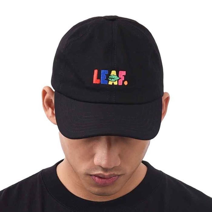 Pilihan- Leaf Og Logo Multicolor Black Dad Cap