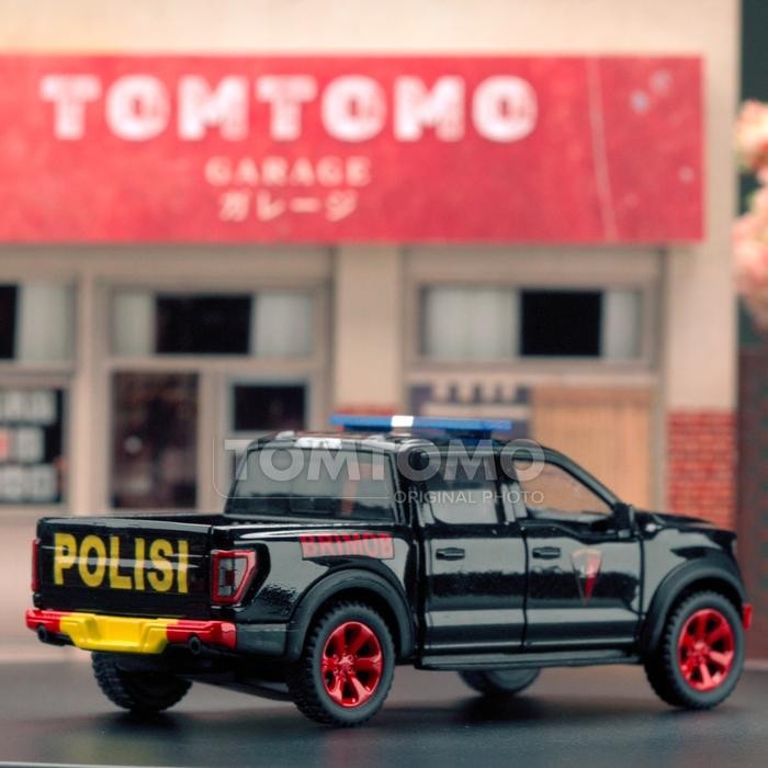 Pilihan- Ford F-150 Pickup Brimob Tomtomo Diecast Polisi Miniatur Mobil Mobilan