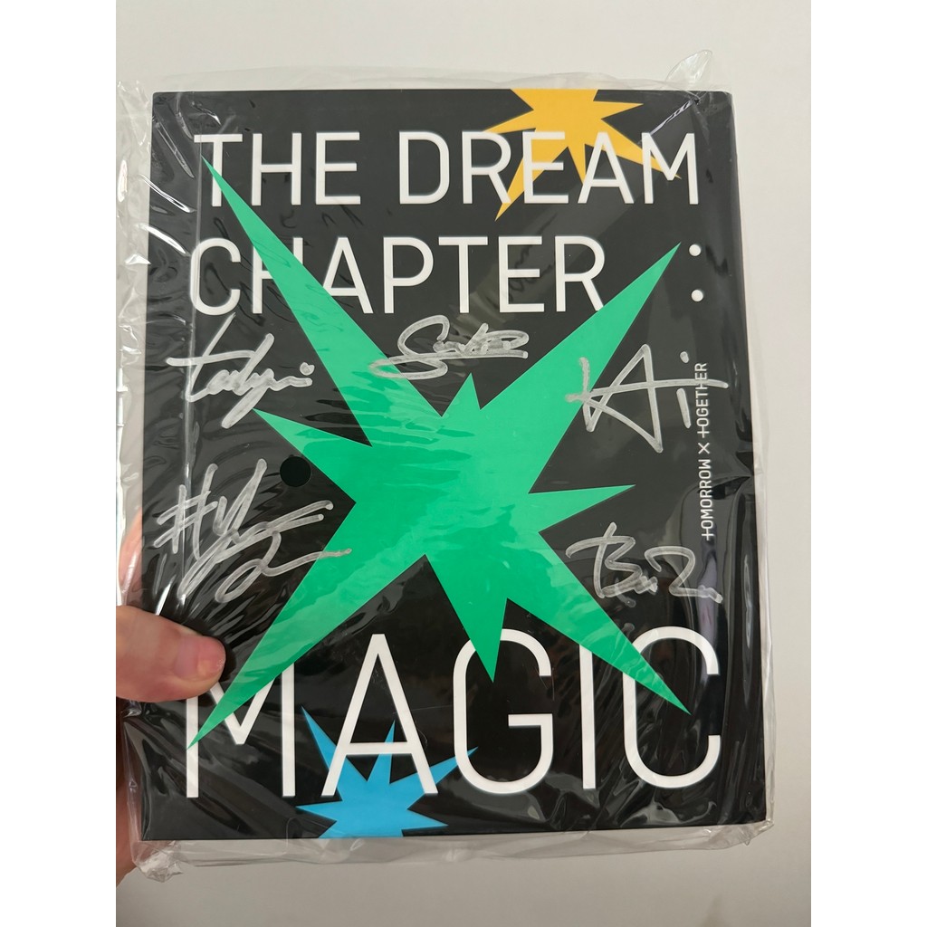 THE Dream Chapter MAGIC TXT Autographed Signed Mini1 album CD K-POP 2021
