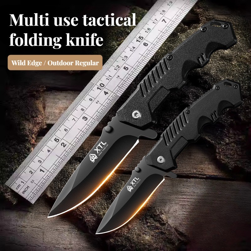 BAKULI - Tactical Folding Knife, Outdoor Fruit Knife, Survival Knife Mini Portable Sharp Camping