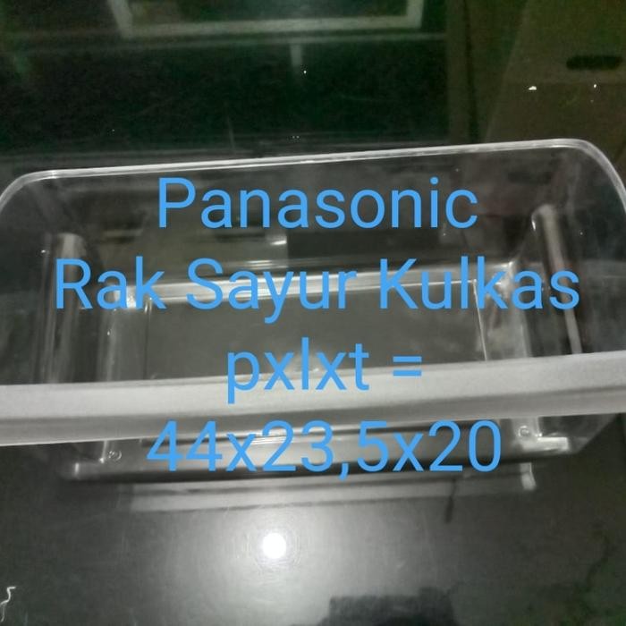 RAK SAYUR KULKAS PANASONIC 1 PINTU