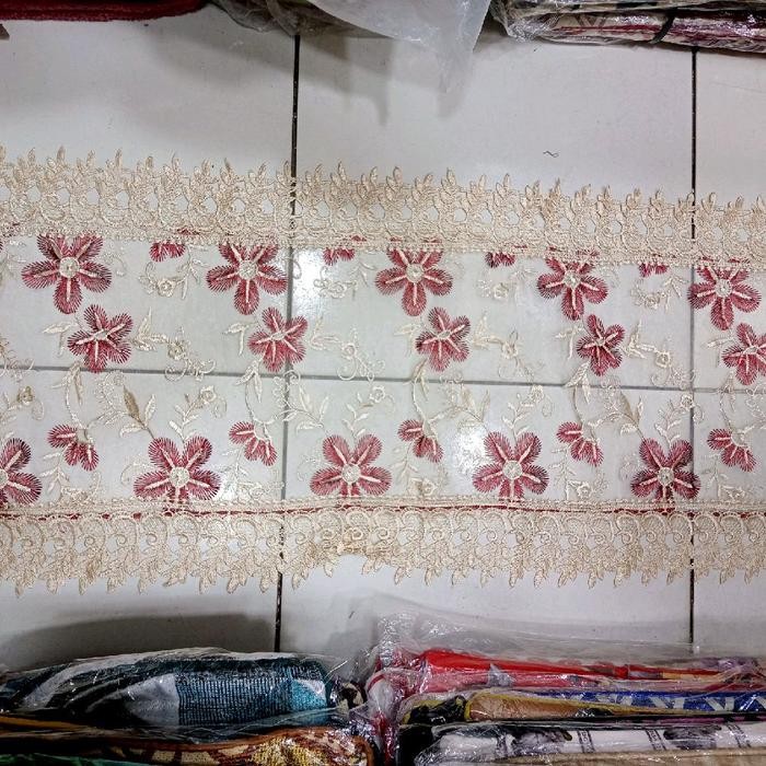 Taplak meja Tamu/Taplak meja renda/Taplak meja import