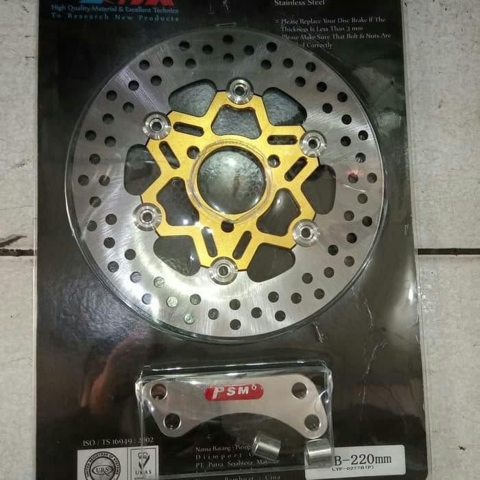 Murah Piringan Cakram Depan Merek Psm Yamaha Mio J Ukuran 220Mm Original Psm Terlariss 