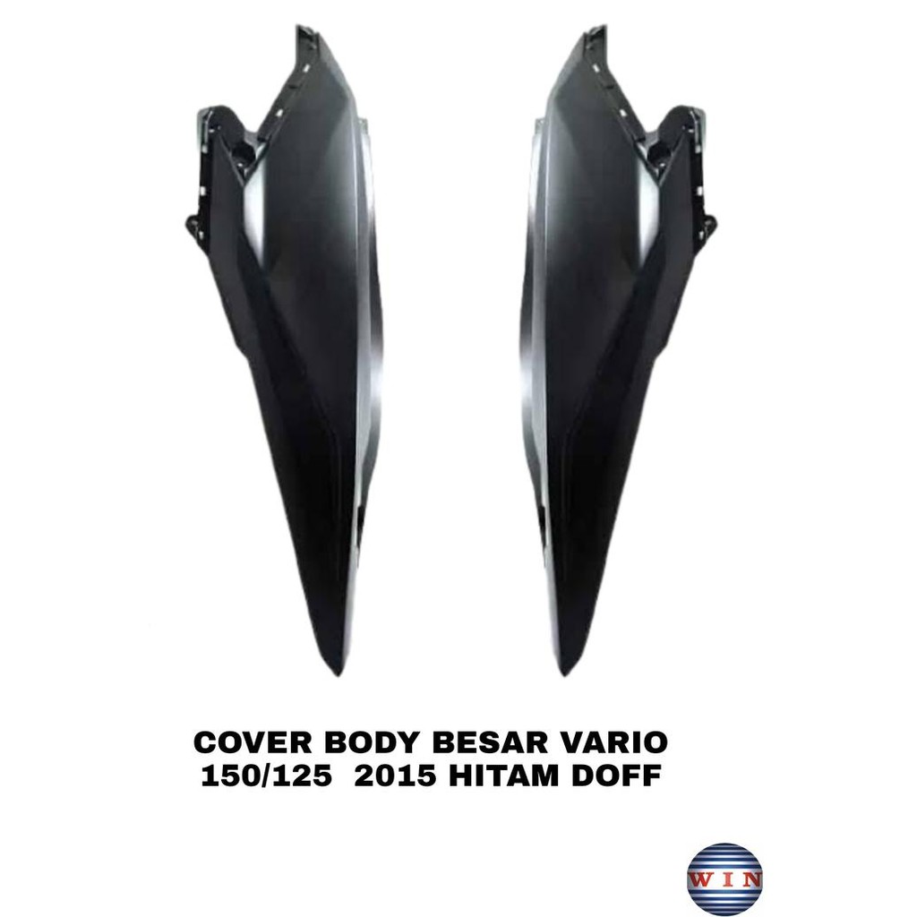 Cover Body Vario 150 2015 Hitam Doff / Cover Body Vario 150 Hitam Doff