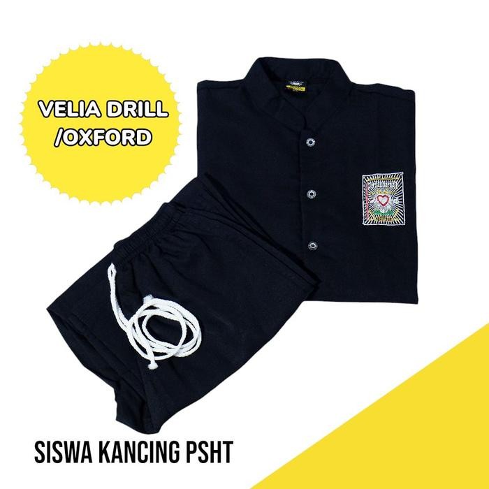 PJS SAKRAL SISWA PSHT KANCING / SERAGAM SILAT / SERAGAM SILAT / SERAGAM PSHT / BAJU SILAT / PSHT