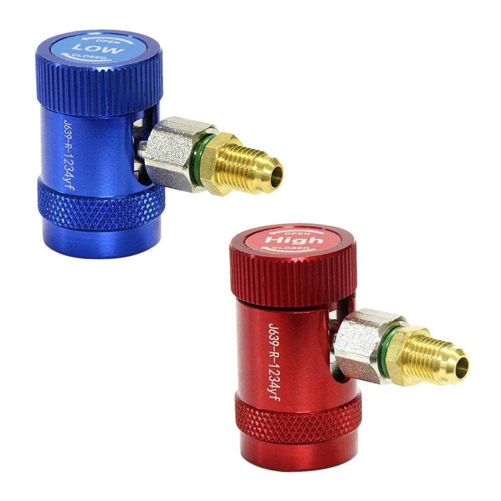 R1234yf Quick Connector Adapter Auto AC High/Low Side R1234yf Quick Couplers Refrigerant Adapters