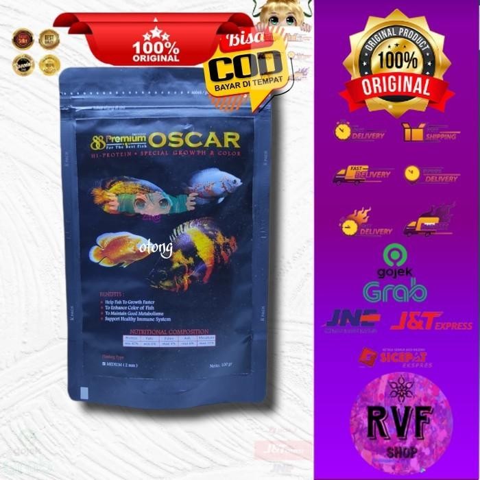 PREMIUM 88 OSCAR PREDATOR OSKAR PAKAN MAKANAN PELET PELLET IKAN HIAS
