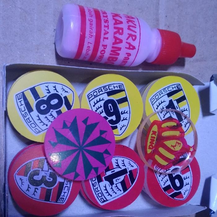 MJ Biji Karambol Premium Tebal 5mm dan Cristal Karambol