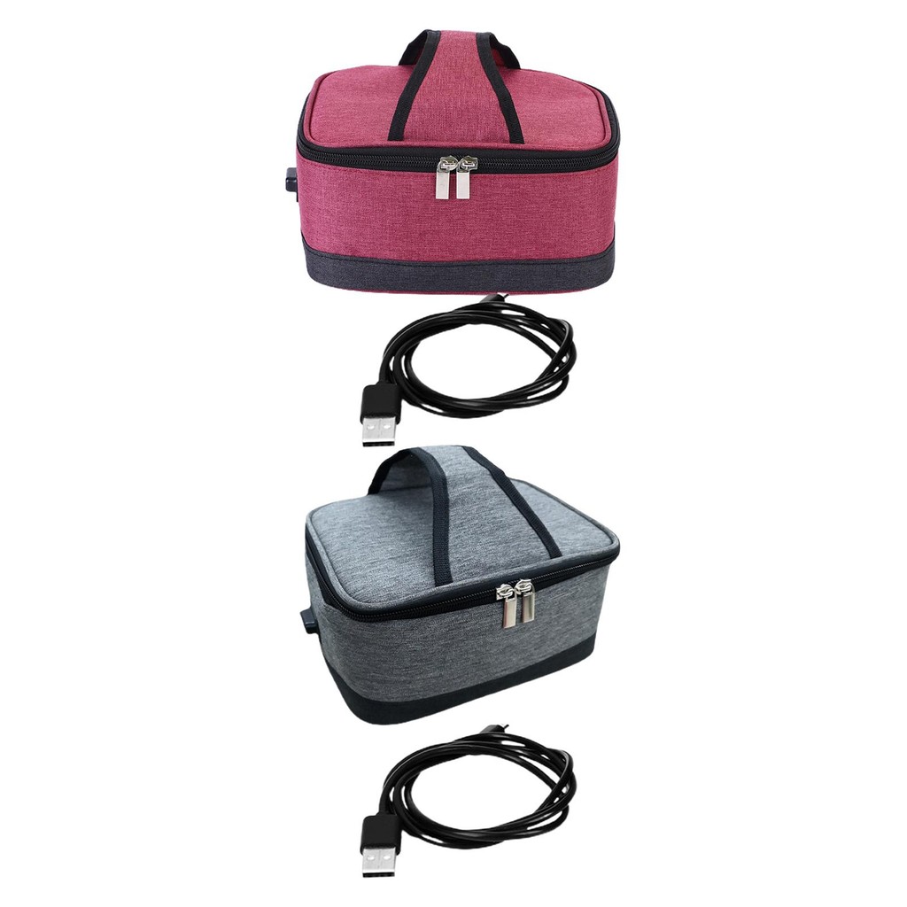 USB Lunch Box Packet Lunch Heater Tote Electric Heated Lunch Box Electric for