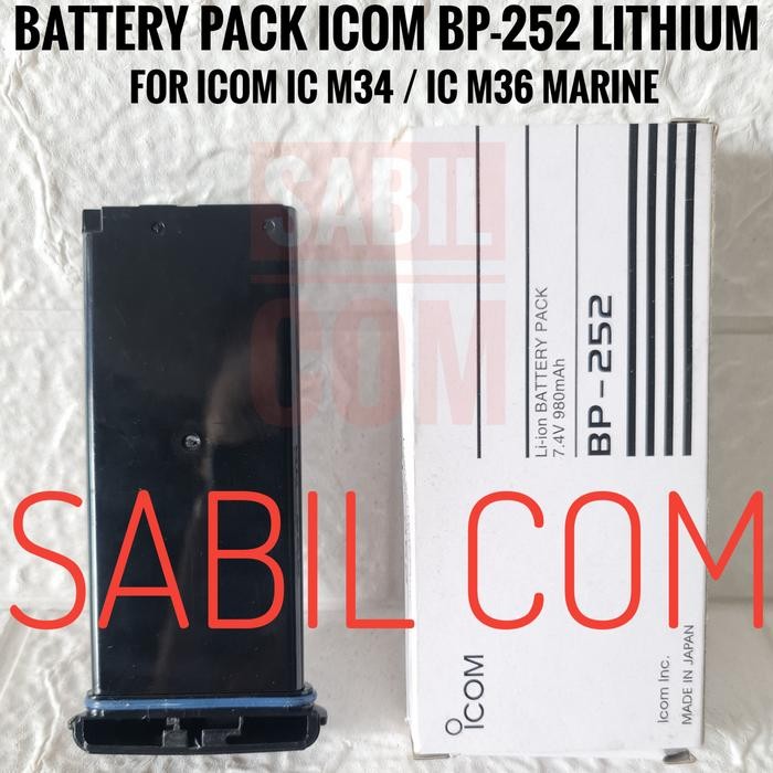 BATRE HT ICOM M36 - ICOM BP 252 ORIGINAL M36 BP 252