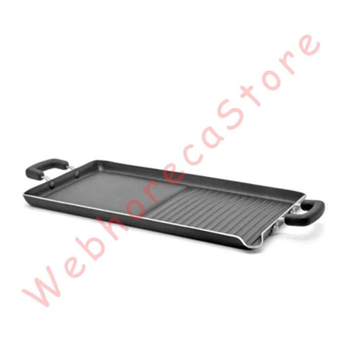 2in1 Double Side Grill Griddle Pan Non-stick/ Panggangan Teflon Alum
