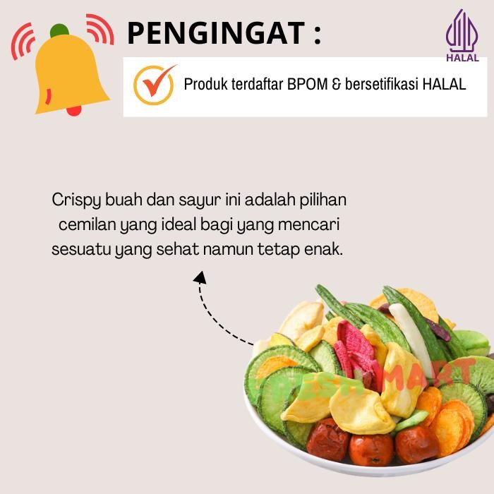 ORIGINAL Tianfu Cemilan Sehat Snack Import Kripik Sayur Dan Buah Kering Halal