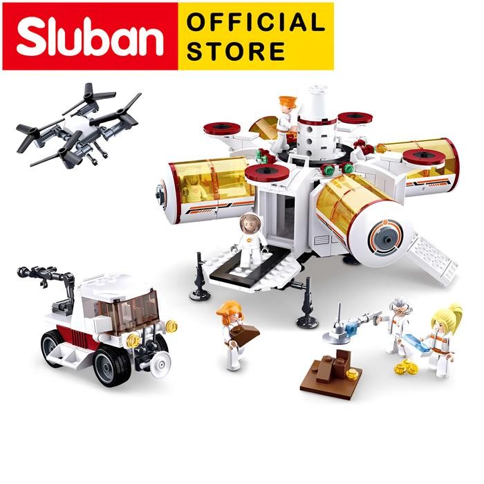 BRG BARU Mainan Brick Sluban Markas Luar Angkasa Space Base M38 B0739