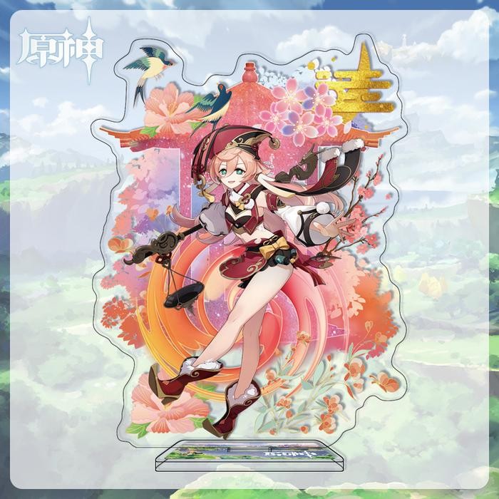Genshin Impact Childe Ayaka Yomiya Yanfei Standee Acryilic Figure New