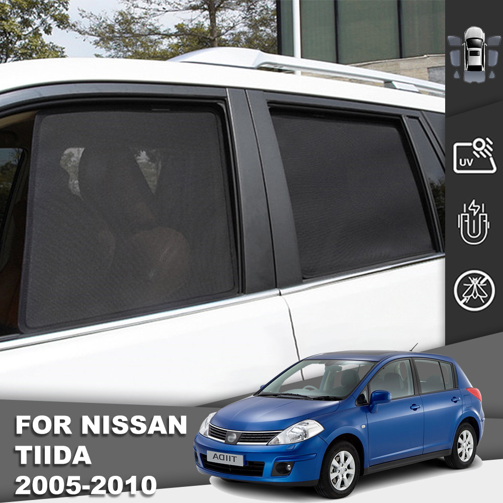For Nissan Tiida Versa C11 Hatchback 2004-2012 Magnetic Car Sunshade