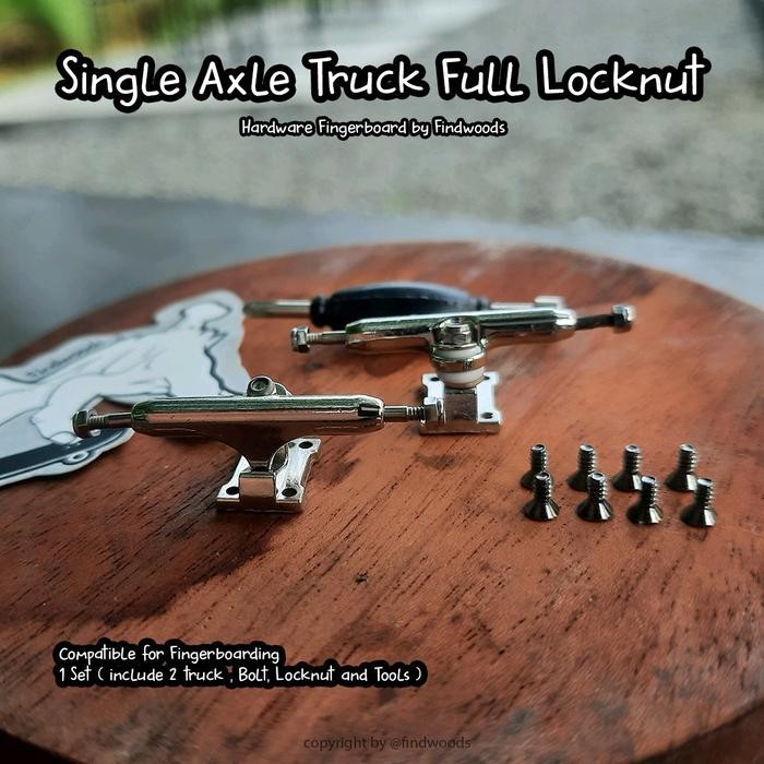 Truck Fingerboard Single Axle Full Locknut