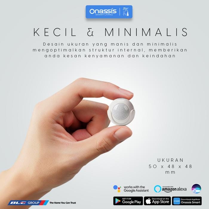 Paket Bundling Onassis Smart Home Motion Sensor + Onassis Sirine Alarm