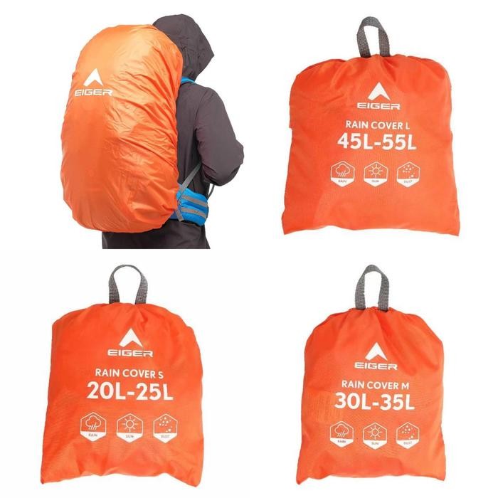 Penutup Rain Cover Bag Tas Backpack Carrier Anti Air Waterproof Eiger