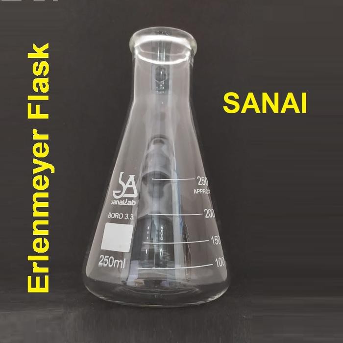 Erlenmeyer 3 Ltr Erlenmeyer Flask 3000 Ml Labu Erlenmeyer Glass 1121
