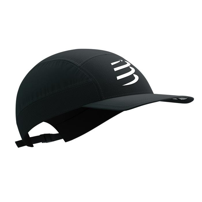 Compressport 5 Panel Light Cap - Black Promo 